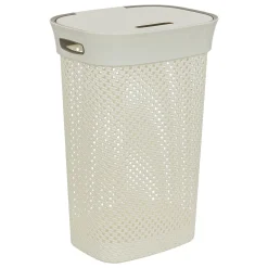 5five Cestas Para La Ropa Sucia>Cesto De Ropa Purl Beige 60L