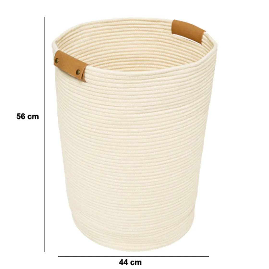 5five Cestas Para La Ropa Sucia>Cesto de ropa wc DUO beige 80l