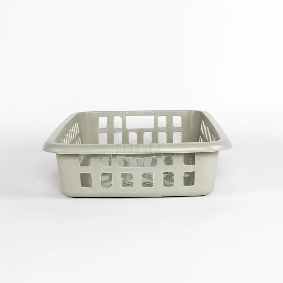 Cestas Y Palanganas>Cesto para colada bajo verde 20L