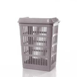 Cestas Para La Ropa Sucia>Cesto para colada wc gris pardo SAND con tapa