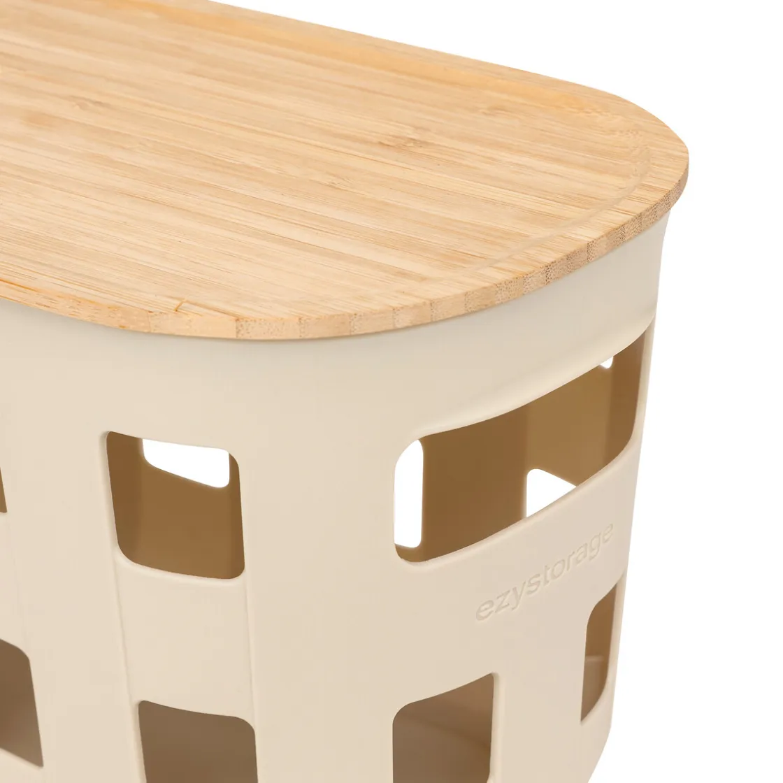 5five Cestas Para La Ropa Sucia>Cesto para ropa con tapa HARMONY beige 5.65L