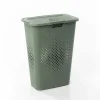 Cestas Para La Ropa Sucia>Cesto para ropa PIXEL verde con tapa 40l