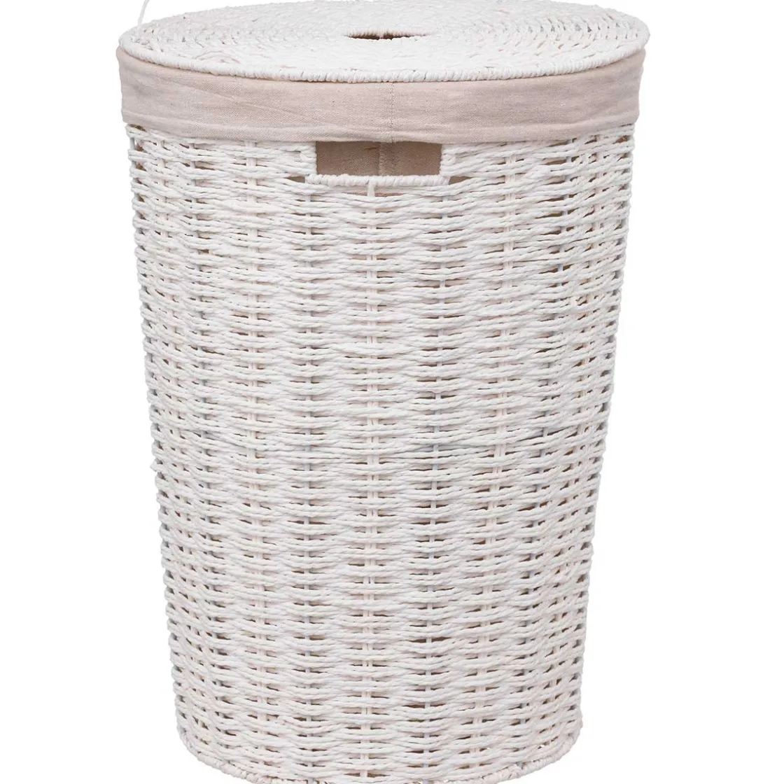 5five Cestas Para La Ropa Sucia>Cesto P/Colada Blanco 40L