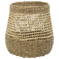 atmosphera Cestas Y Baúles|Estilo Étnico>Cesto Redondo Ajoure 26x26.5Cm