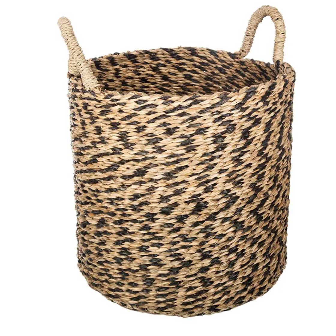 atmosphera Cestas Y Baúles>Cesto Seagrass C/Asas Tam.2/3 35x35x32Cm