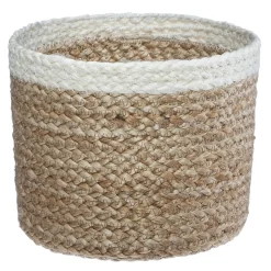 atmosphera Cestas Y Baúles|Estilo Étnico>Cesto Seagrass De Yute Tam.3/3 18x14Cm