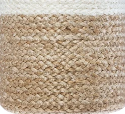 atmosphera Cestas Y Baúles|Estilo Étnico>Cesto Seagrass De Yute Tam.3/3 18x14Cm