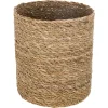 Cestas Y Baúles|Estilo Étnico>Cesto Seagrass Natural 24x24Cm