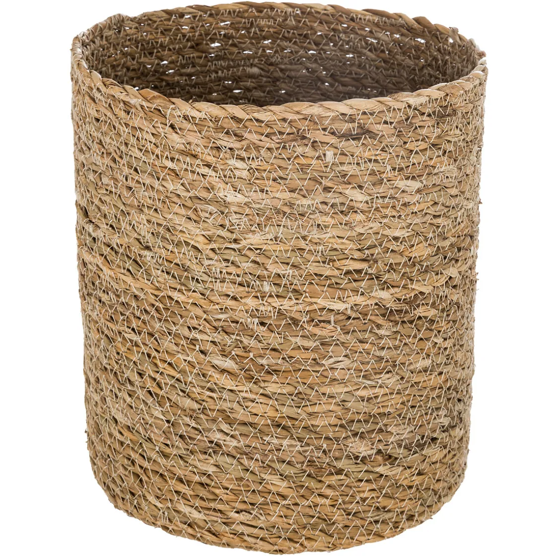 Cestas Y Baúles|Estilo Étnico>Cesto Seagrass Natural 24x24Cm