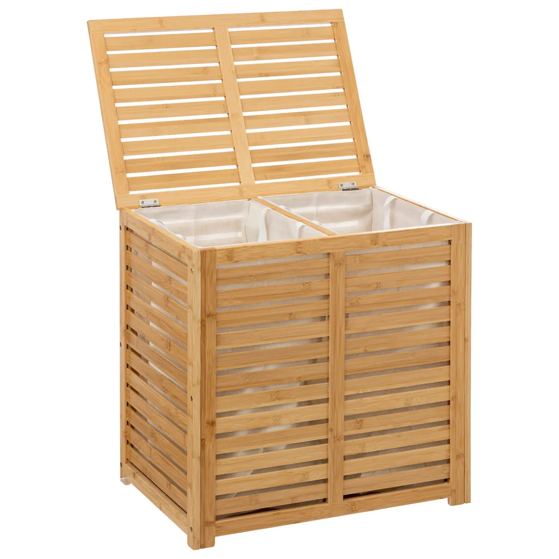 5five Cestas De Almacenamiento>Cesto WC Doble 100L Bambú