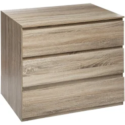 5five Muebles Y Carros De Apoyo>Cómoda de almacenaje DOLO beige con 3 cajones