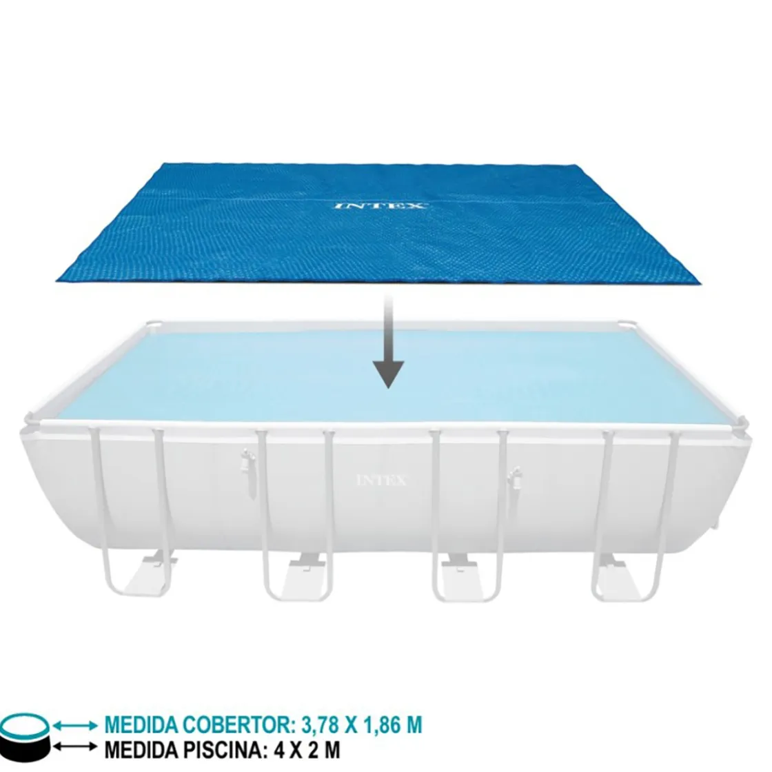 intex Piscinas Y Accesorios>Cobertor Solar Para Piscinas