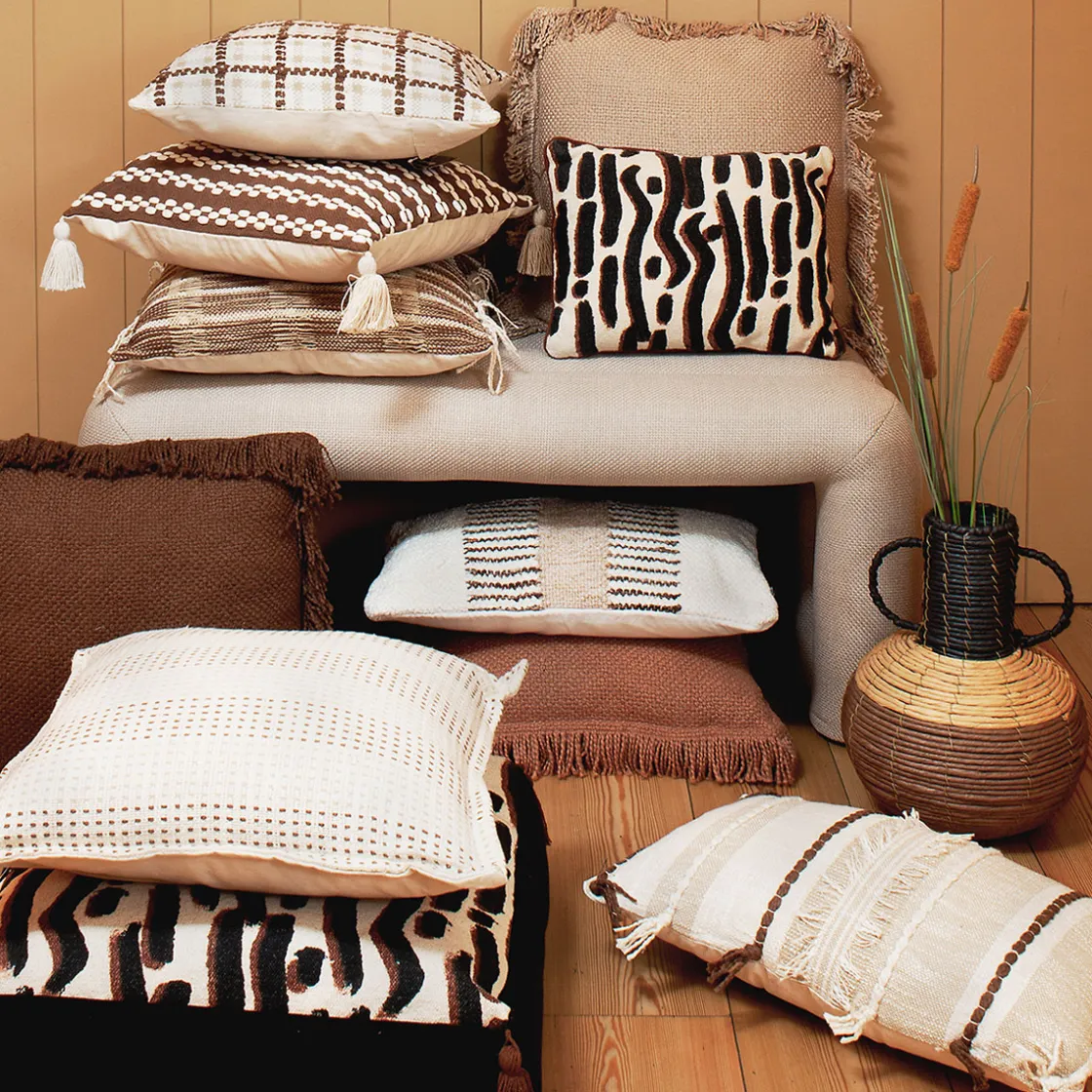 atmosphera Cojines Y Fundas Decorativas>Cojin de suelo WONJA multicolor 48x48x14cm