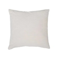 atmosphera Cojines Y Fundas Decorativas>Cojín ARUM rayas marfil 38x38cm