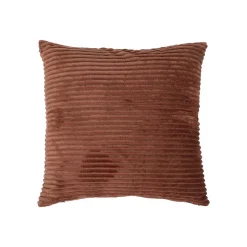 atmosphera Cojines Y Fundas Decorativas>Cojín ARUM rayas marrón 38x38cm