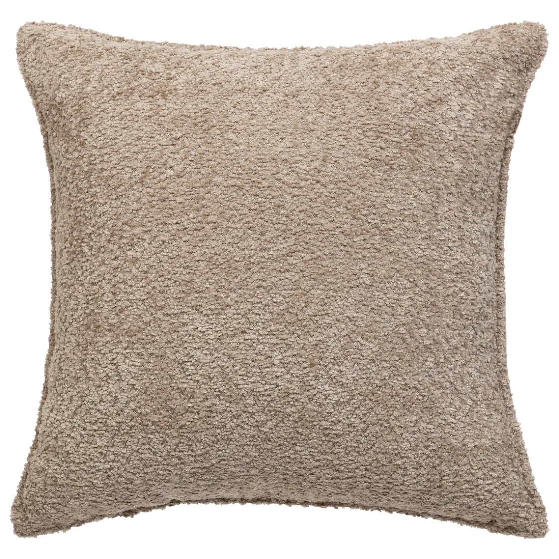 atmosphera Cojines Y Fundas Decorativas>Cojín Bouclette Gris Pardo 45x45cm