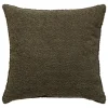 atmosphera Cojines Y Fundas Decorativas>Cojín Bouclette Verde Caqui 45x45cm