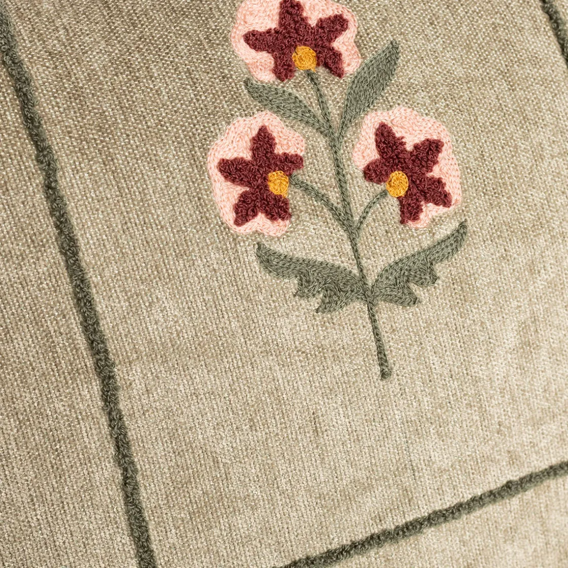 hôma Cojines Y Fundas Decorativas>Cojín BOUQUET verde 50x50cm