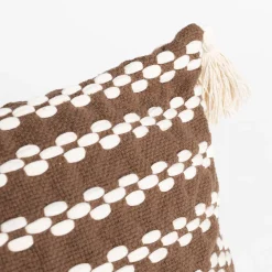 hôma Cojines Y Fundas Decorativas>Cojín BRAID marrón 45x45cm