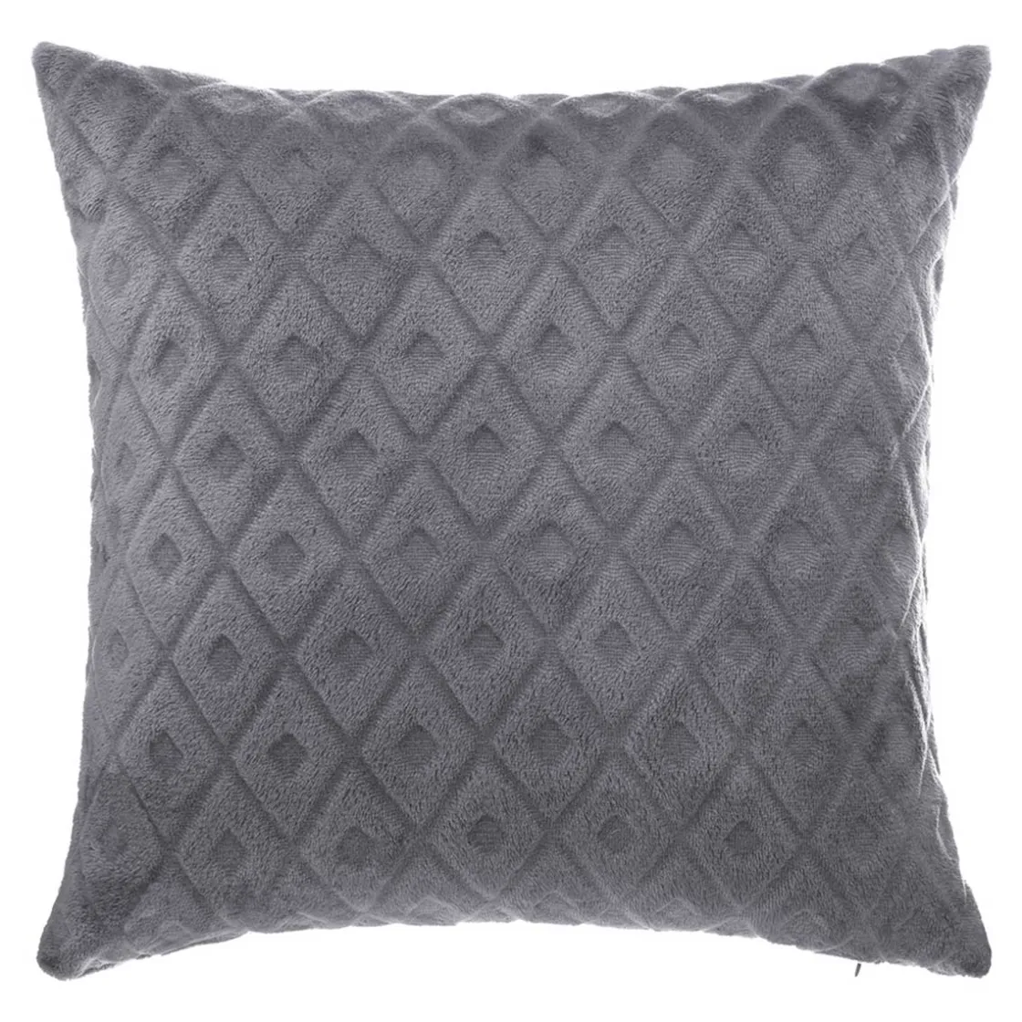 atmosphera Cojines Y Fundas Decorativas>Cojín 3D Rombos Gris 40x40Cm