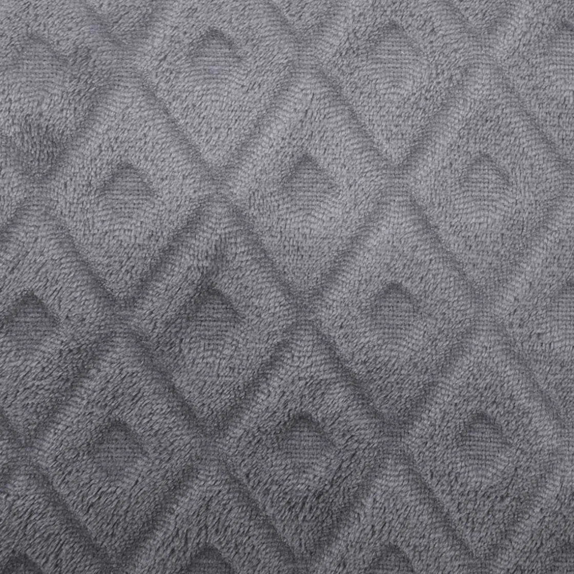 atmosphera Cojines Y Fundas Decorativas>Cojín 3D Rombos Gris 40x40Cm