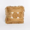 Cojines Y Fundas Decorativas>Cojín DIMELO beige de algodón 45x45cm