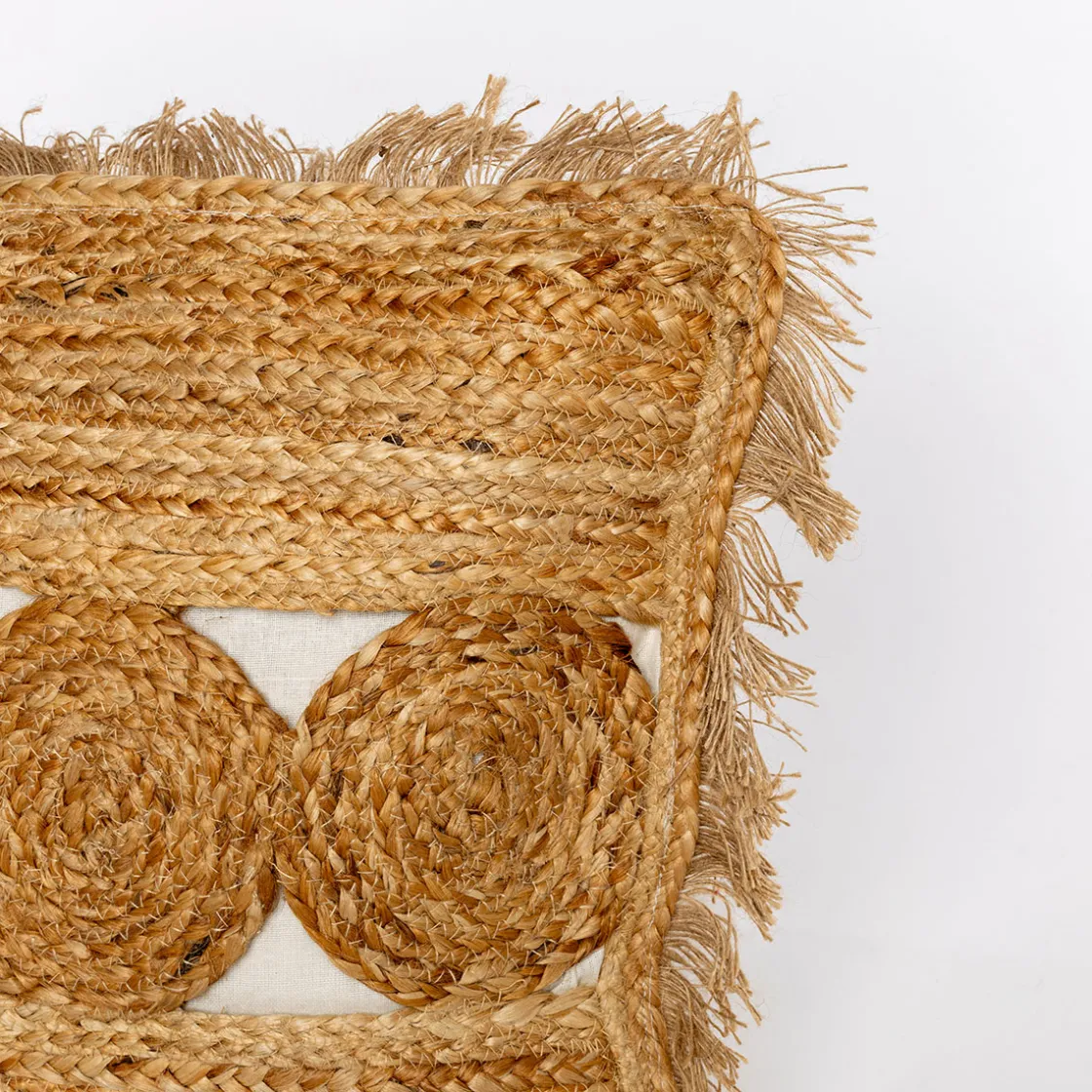 Cojines Y Fundas Decorativas>Cojín DIMELO beige de algodón 45x45cm