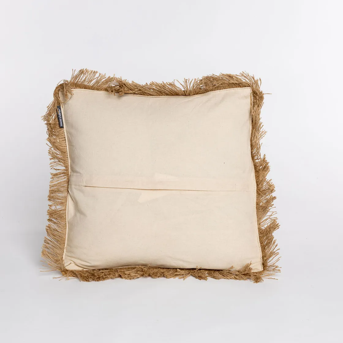 Cojines Y Fundas Decorativas>Cojín DIMELO beige de algodón 45x45cm