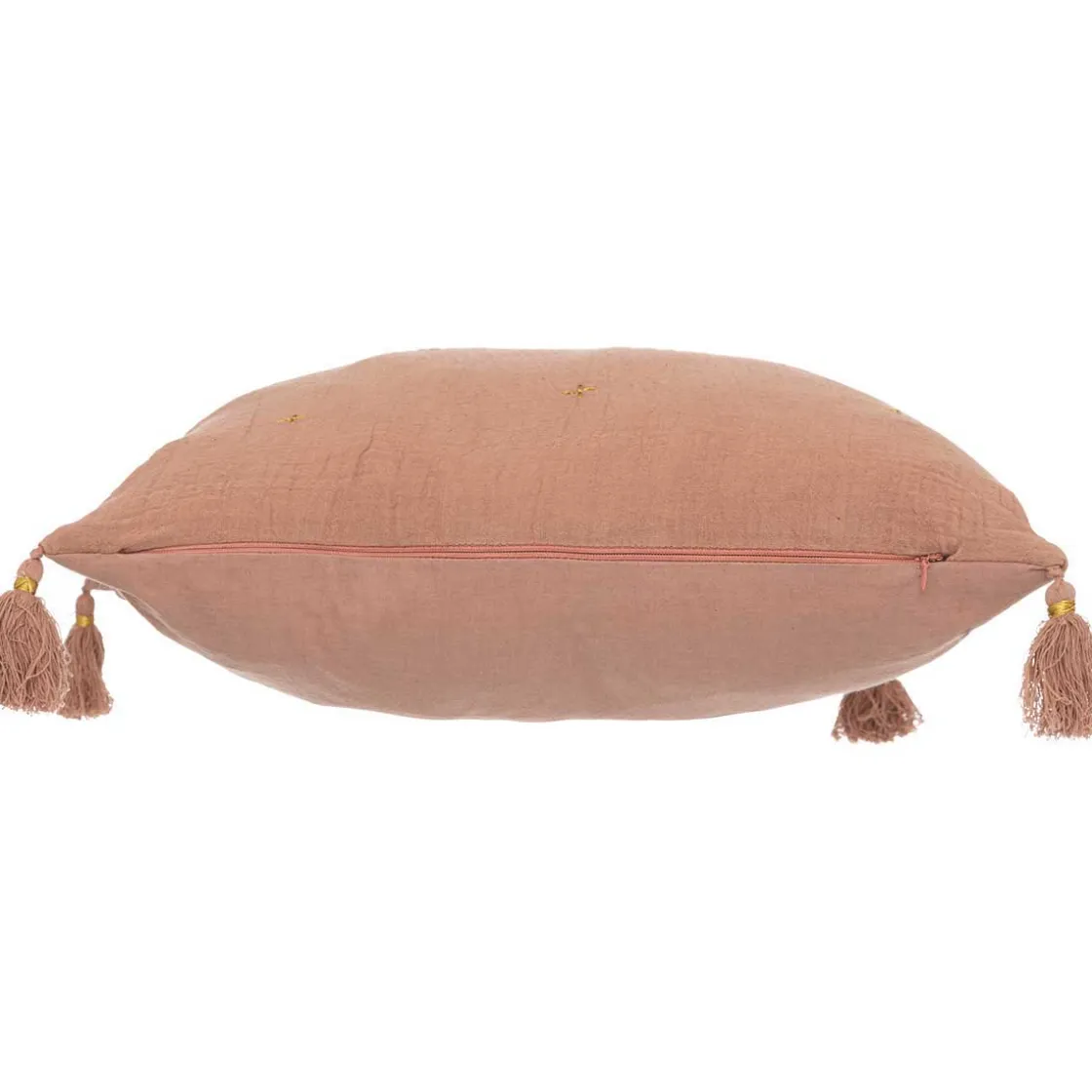 atmosphera Cojines Y Fundas Decorativas>Cojín Gaze Rosa Palo C/Cruces 40x40Cm