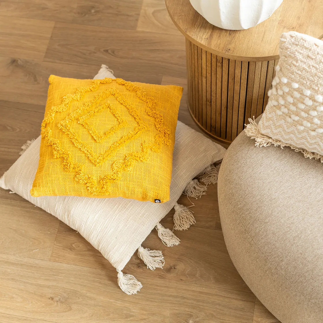 atmosphera Cojines Y Fundas Decorativas>Cojín Inca Ocre 40x40Cm