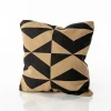Cojines Y Fundas Decorativas>Cojín Inuit Geométrico Crudo Y Negro 40x40cm