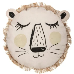 atmosphera4kids Téxtil>Cojín León Con Flecos 44x44Cm