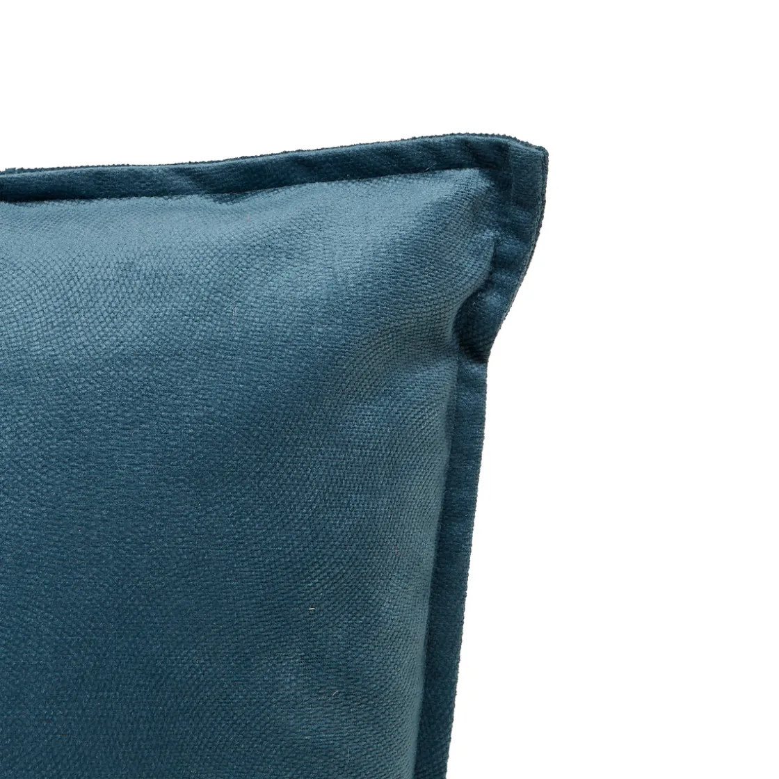atmosphera Cojines Y Fundas Decorativas>Cojín LILOU de tela azul oscuro