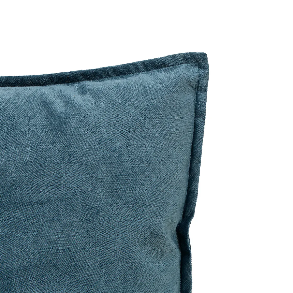 atmosphera Cojines Y Fundas Decorativas>Cojín LILOU de tela azul oscuro