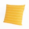 Cojines Y Fundas Decorativas>Cojín LINECHIC amarillo de algodón 45x45cm