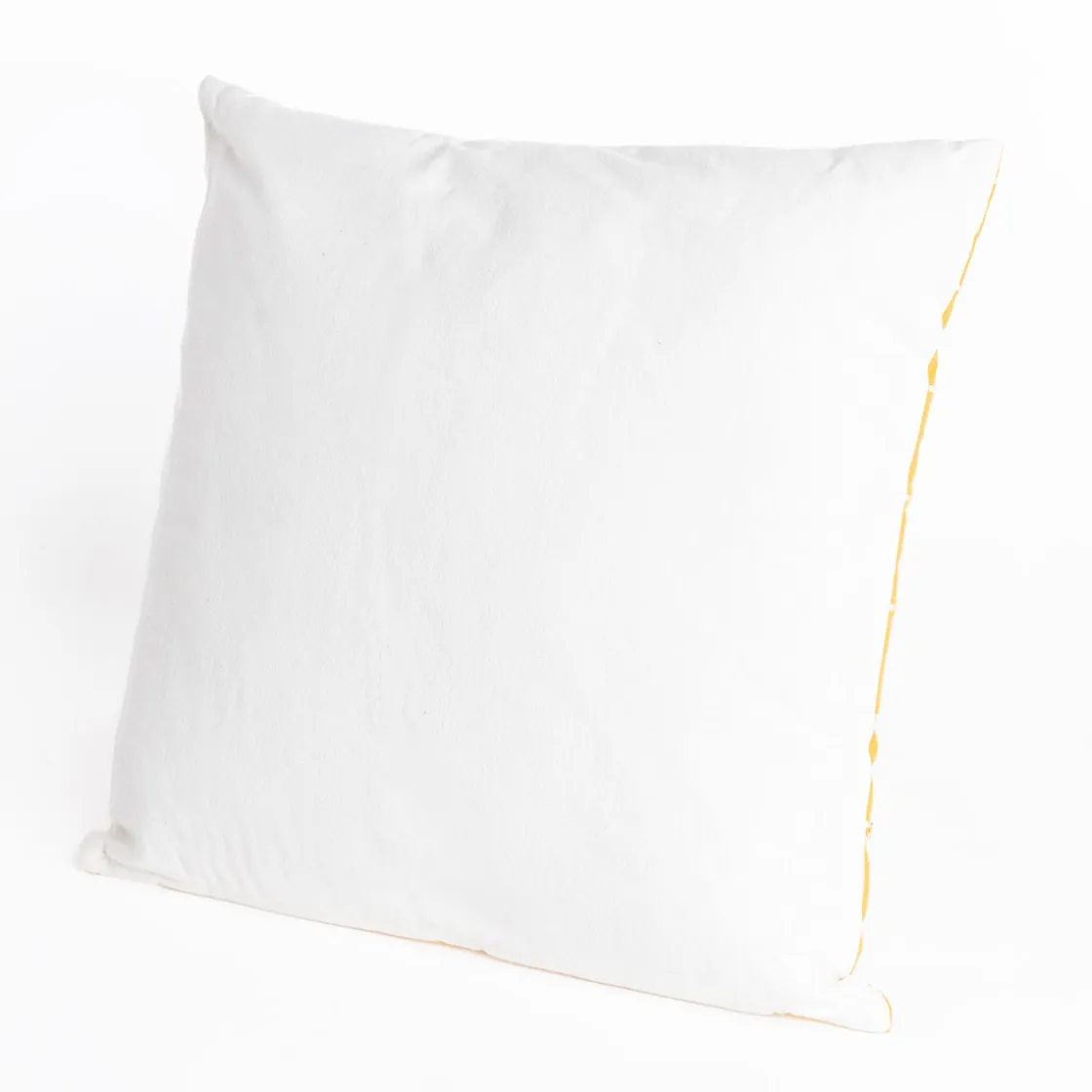 Cojines Y Fundas Decorativas>Cojín LINECHIC amarillo de algodón 45x45cm