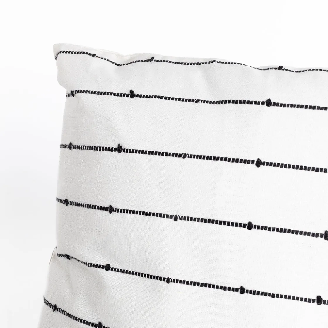 Cojines Y Fundas Decorativas>Cojín LINECHIC beige de algodón 45x45cm
