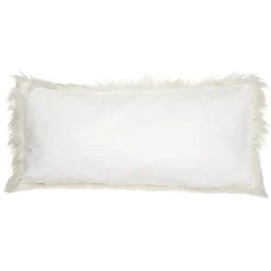 atmosphera Cojines Y Fundas Decorativas>Cojín Oslo Marfil Con Pelo 35x75Cm