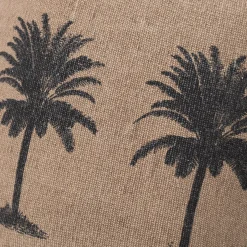 Cojines Y Fundas Decorativas>Cojín palmera beige 45x45cm