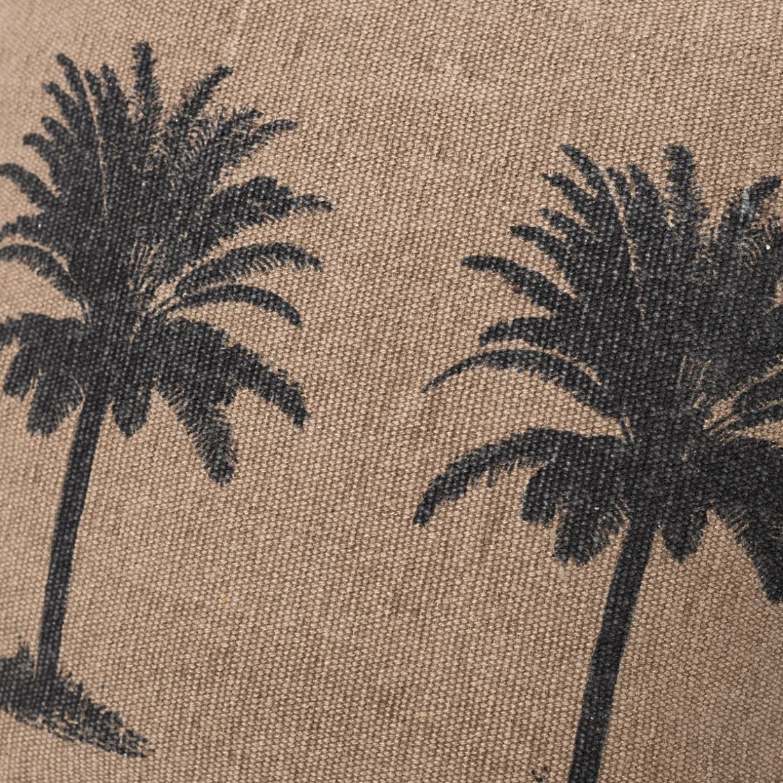 Cojines Y Fundas Decorativas>Cojín palmera beige 45x45cm
