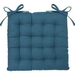 atmosphera Textil De Cocina>Cojín Para Silla Azul 38x38Cm