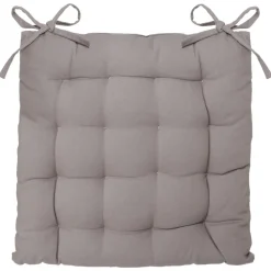atmosphera Textil De Cocina>Cojín Para Silla Gris 38x38Cm