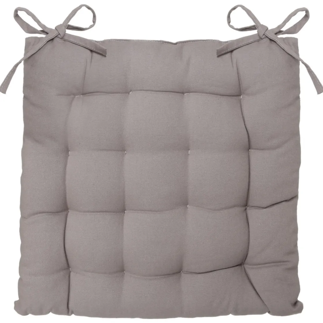 atmosphera Textil De Cocina>Cojín Para Silla Gris 38x38Cm