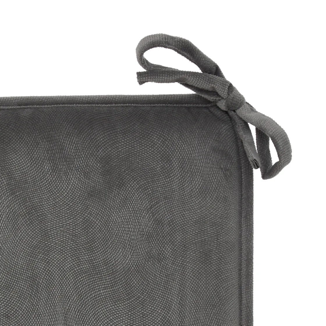 atmosphera Textil De Cocina>Cojín para silla LILOU gris oscuro
