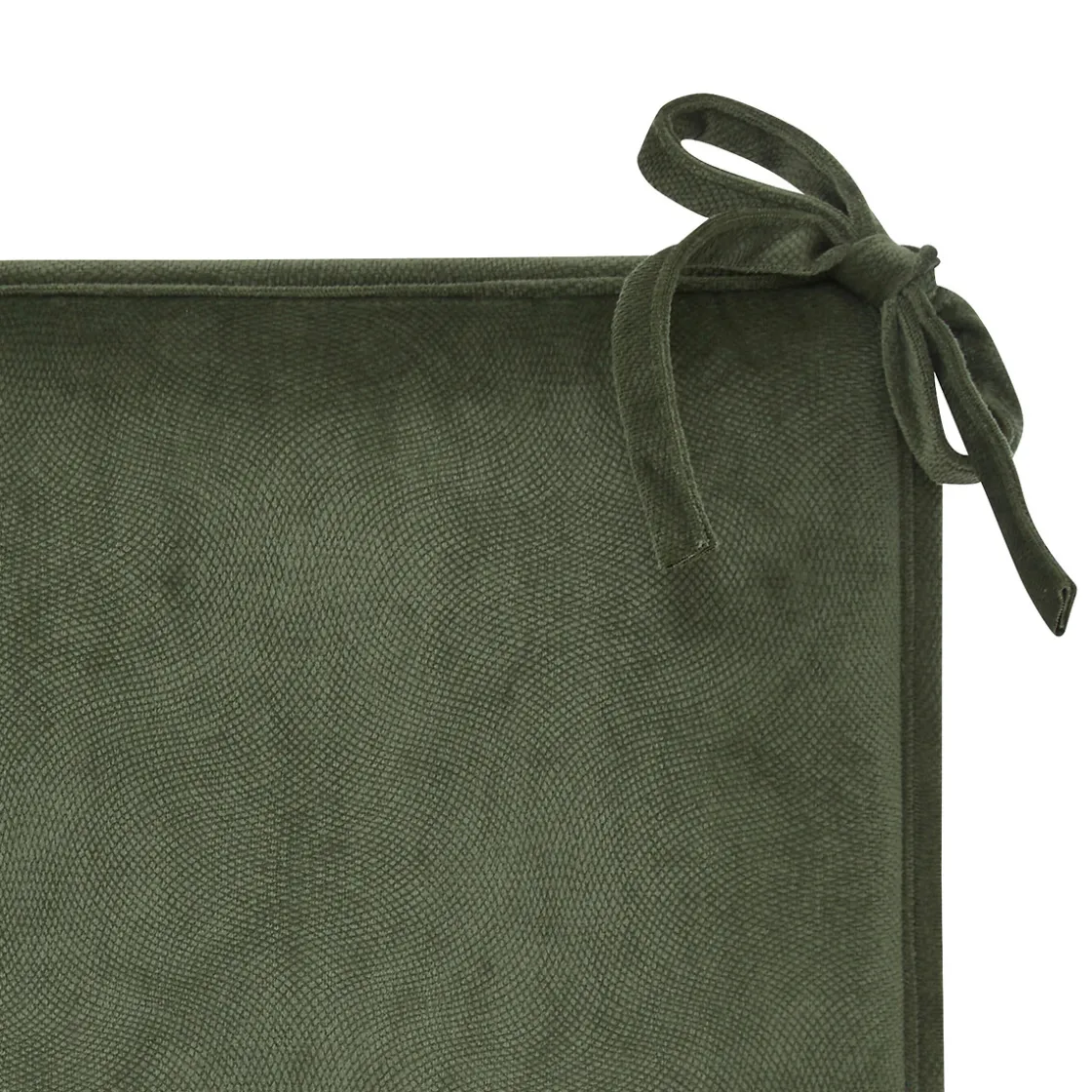 atmosphera Textil De Cocina>Cojín para silla LILOU verde caqui