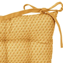 atmosphera Textil De Cocina>Cojín Para Silla Otto Ocre 38x38Cm
