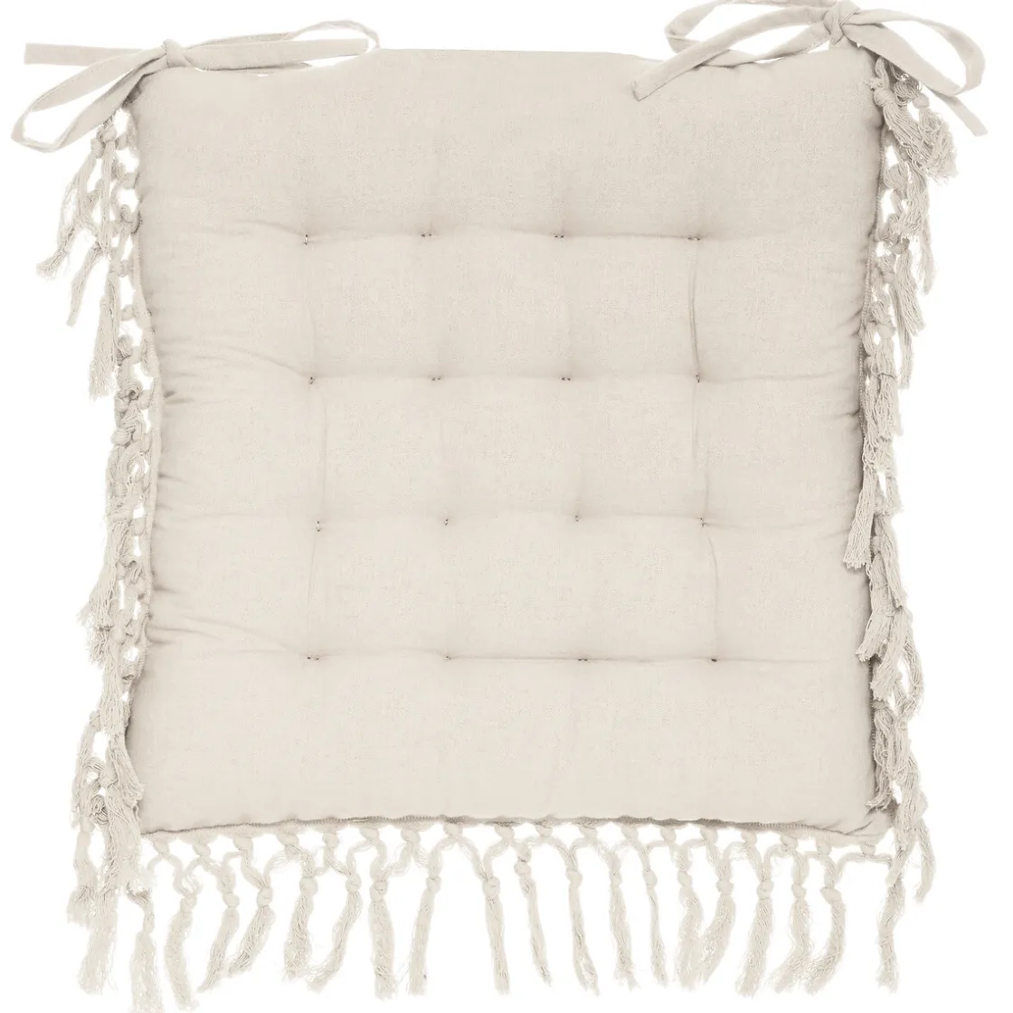 atmosphera Cojines Y Fundas Decorativas>Cojín Para Silla Wonderly Beige 40x40Cm