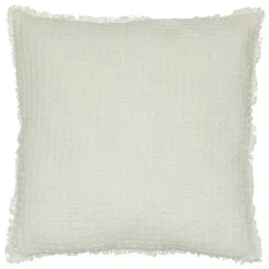 atmosphera Cojines Y Fundas Decorativas>Cojín The Floral Waffle Blanco 45x45cm