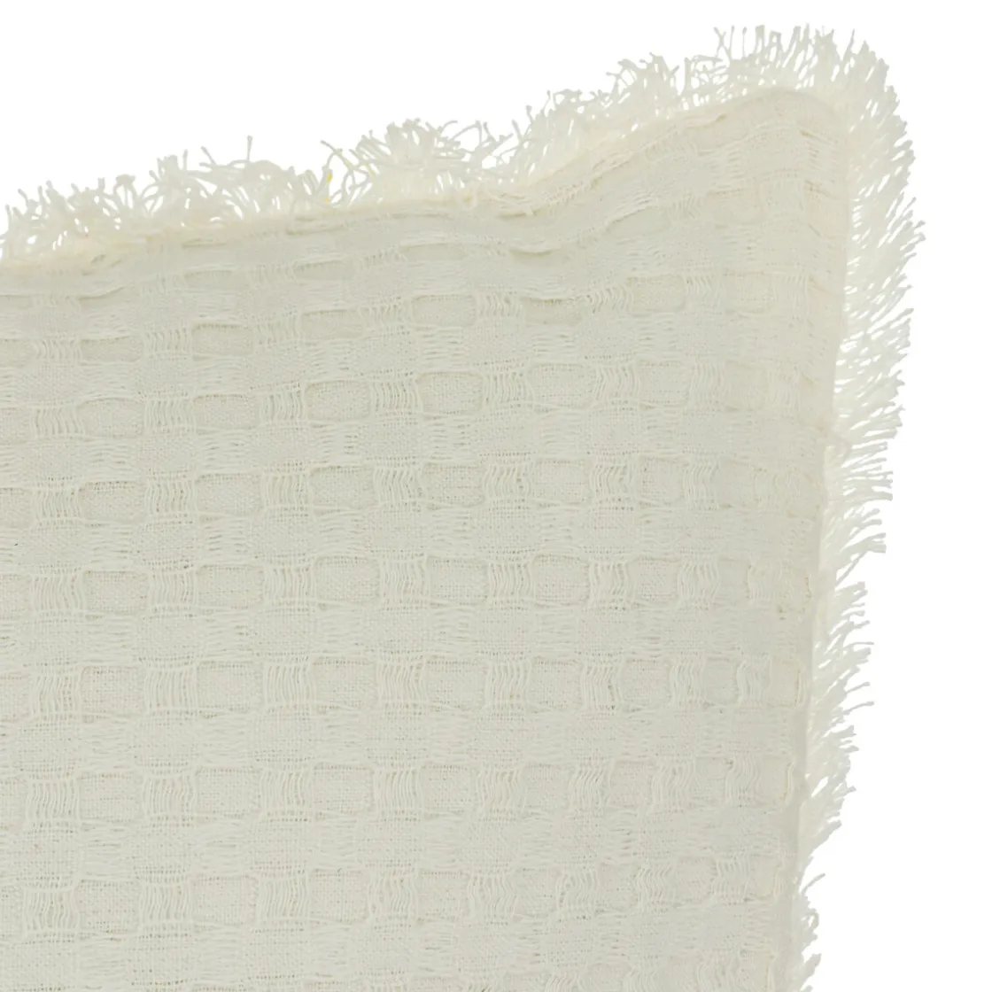 atmosphera Cojines Y Fundas Decorativas>Cojín The Floral Waffle Blanco 45x45cm