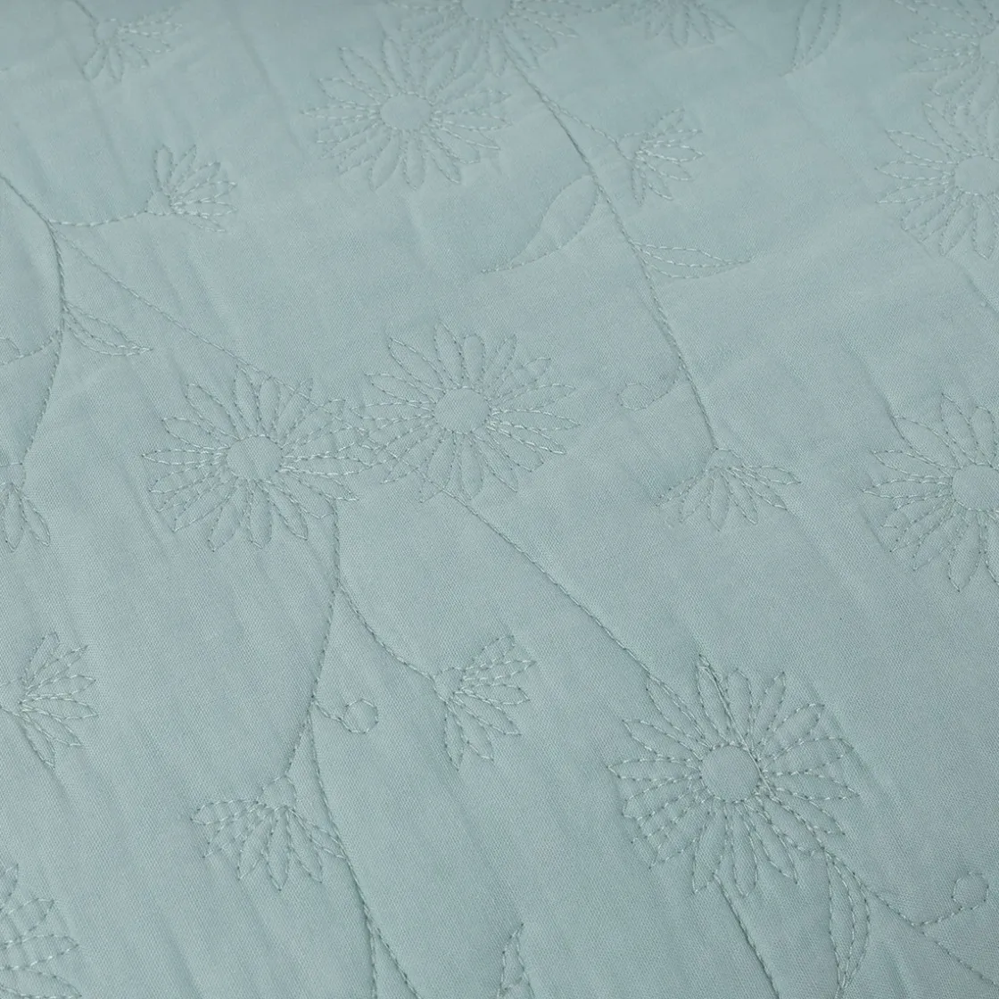 Edredones Y Colchas>Colcha DAISY azul 220x240cm
